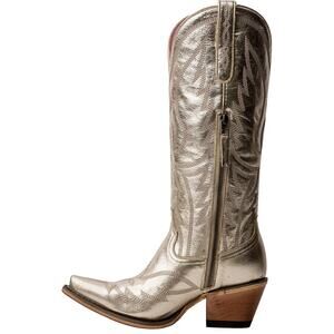 Junk Gypsy Lane Smokeshow Cowboy Boots 7 Silver SnipToe Fringe Western Wear